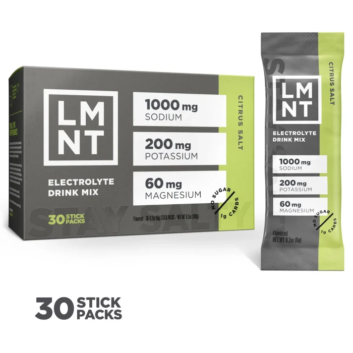 LMNT Citrus Salt electrolyte drink mix